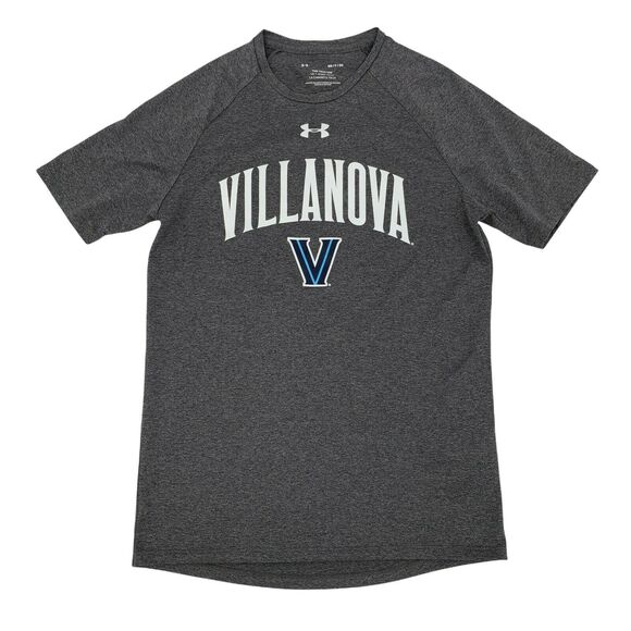 Under Armour Villanova Wildcats T Shirt Men's Size S Gray UA Tech 2.0 Training - Picture 1 of 9